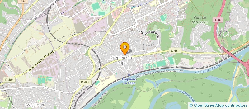 localisation de l'entreprise LA CABALME  RILLIEUX-LA-PAPE