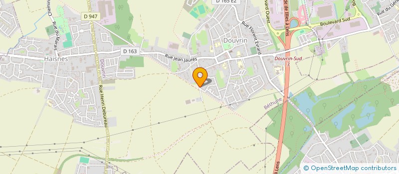 localisation de l'entreprise LA CABANA  DOUVRIN