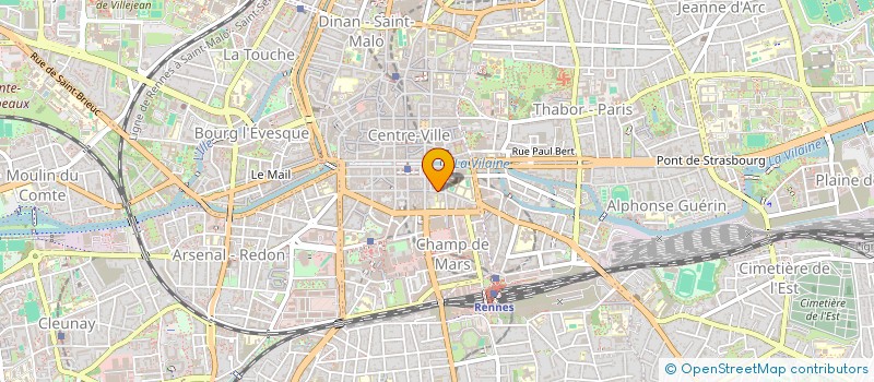localisation de l'entreprise LA CABANA GIO  RENNES