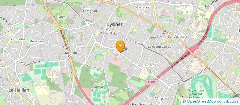 localisation de l'entreprise LA CABANE 116  EYSINES