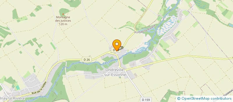 localisation de l'entreprise LA CABANE 2L  AULNAY-LA-RIVIERE