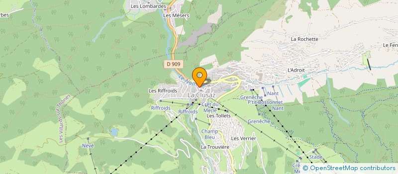localisation de l'entreprise LA CABANE à LA CLUSAZ