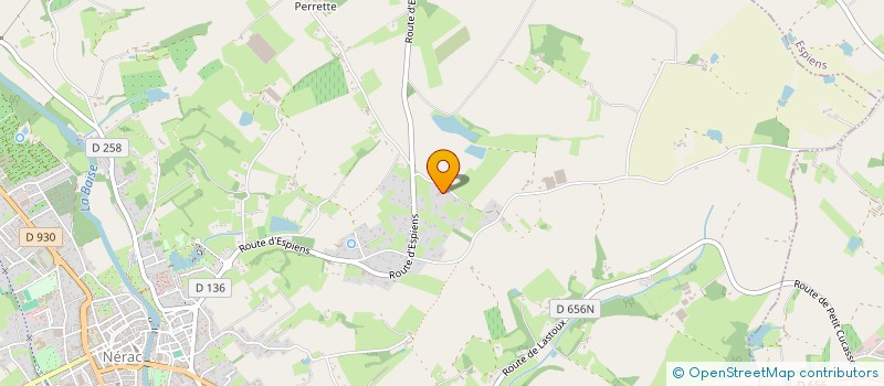 localisation de l'entreprise LA CABANE  NERAC