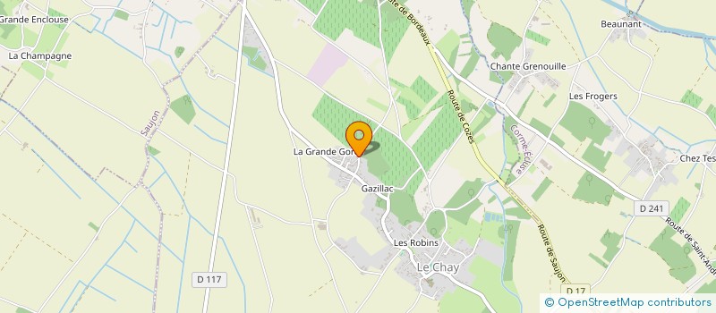 localisation de l'entreprise LA CABANE  LE CHAY