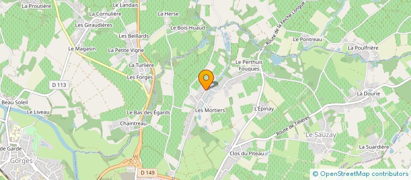 localisation de l'entreprise LA CABANE  CLISSON