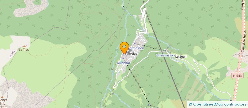 localisation de l'entreprise LA CABANE  MODANE