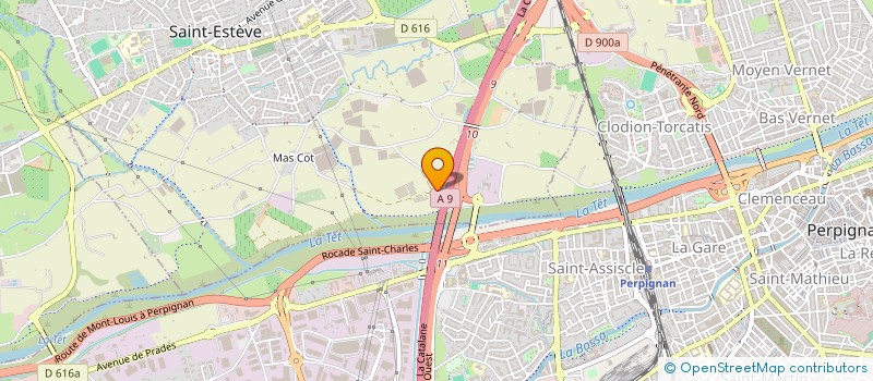 localisation de l'entreprise LA CABANE  SAINT-ESTEVE