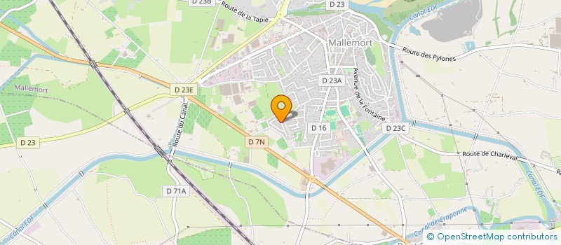 localisation de l'entreprise LA CABANE  MALLEMORT