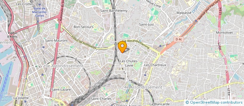 localisation de l'entreprise LA CABANE à MARSEILLE