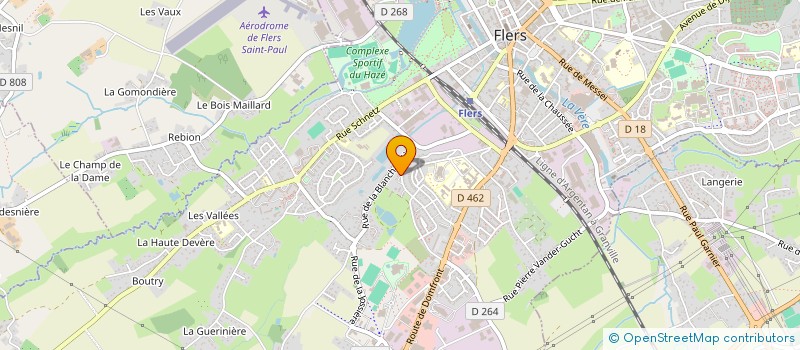 localisation de l'entreprise LA CABANE à FLERS