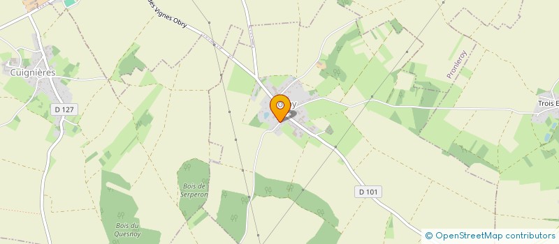 localisation de l'entreprise LA CABANE A BOIS  NOROY