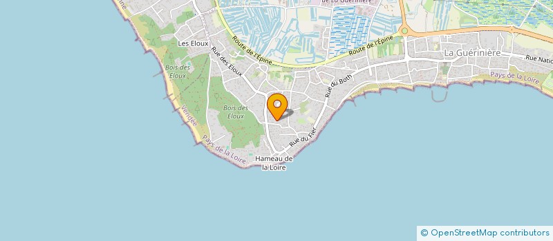 localisation de l'entreprise LA CABANE A DREAN  LA GUERINIERE