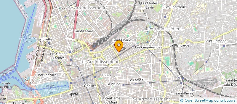 localisation de l'entreprise LA CABANE A FILMS  MARSEILLE