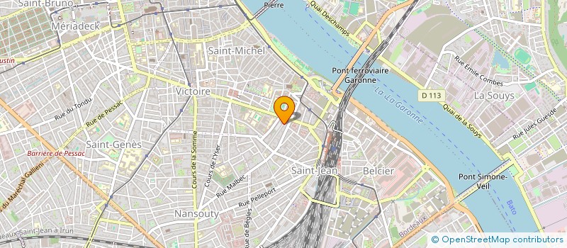 localisation de l'entreprise LA CABANE A GRATTER  BORDEAUX