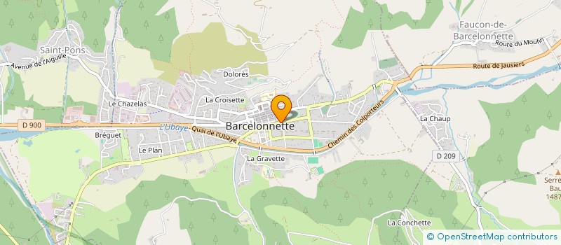 localisation de l'entreprise LA CABANE A JO à BARCELONNETTE