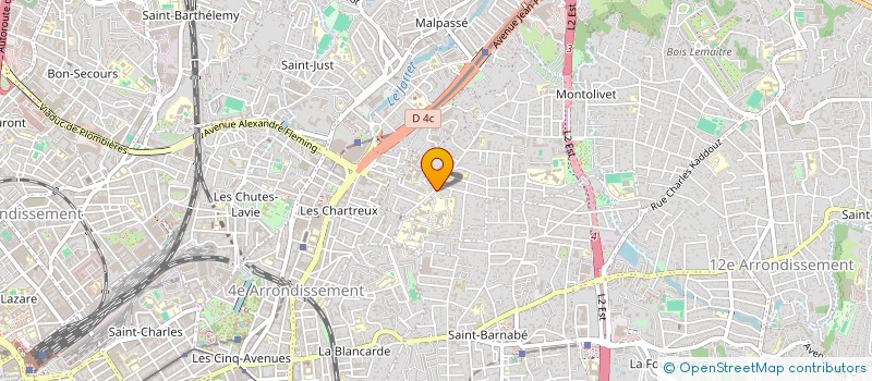 localisation de l'entreprise LA CABANE A PIZZA à MARSEILLE