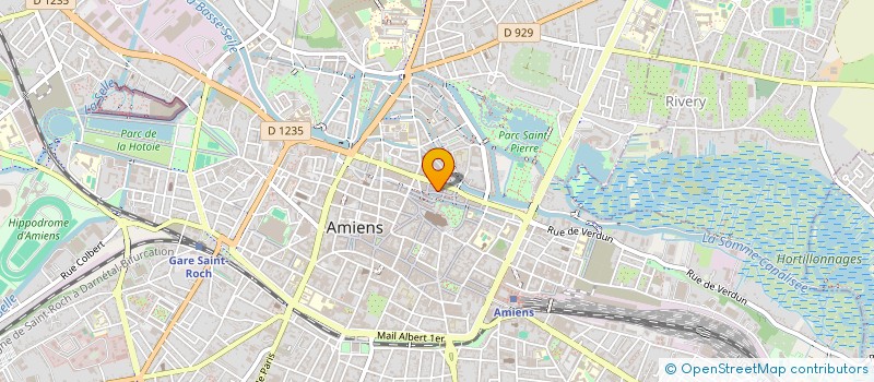 localisation de l'entreprise LA CABANE A POUTINES à AMIENS