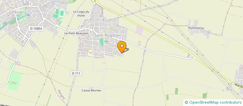 localisation de l'entreprise LA CABANE A SUCRE  SAINT-ROGATIEN