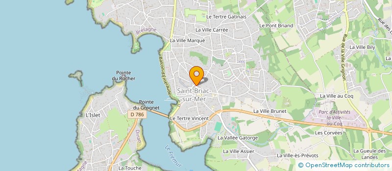 localisation de l'entreprise LA CABANE AUX FEES à SAINT-BRIAC-SUR-MER