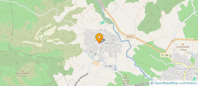 localisation de l'entreprise LA CABANE AUX FROMAGES  CREISSAN