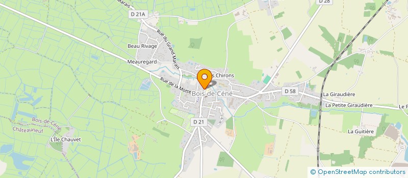 localisation de l'entreprise LA CABANE AUX LOISIRS à BOIS-DE-CENE