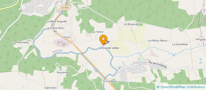 localisation de l'entreprise LA CABANE AUX TORTUES  COURNON