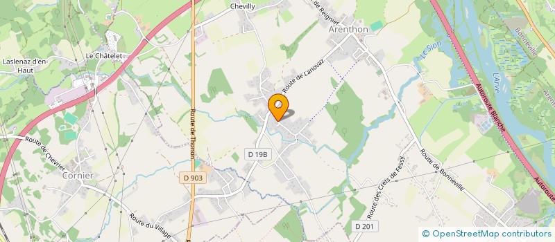 localisation de l'entreprise LA CABANE BAMBOU  ARENTHON