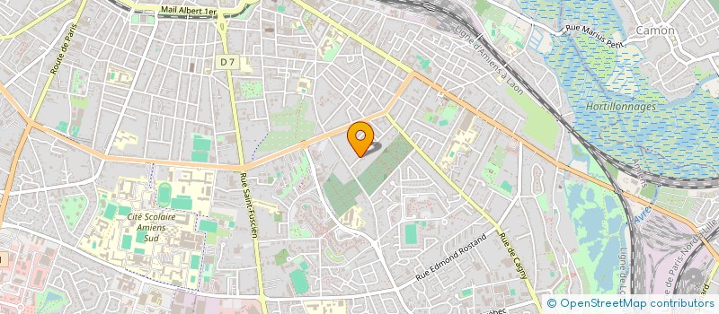 localisation de l'entreprise LA CABANE BLEUE à AMIENS