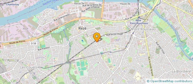 localisation de l'entreprise LA CABANE BLEUE à NANTES