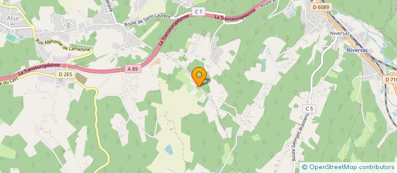 localisation de l'entreprise LA CABANE BOUCALAISE  BOULAZAC ISLE MANOIRE