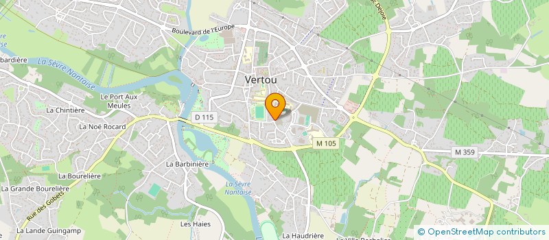 localisation de l'entreprise LA CABANE D'ALIX à VERTOU