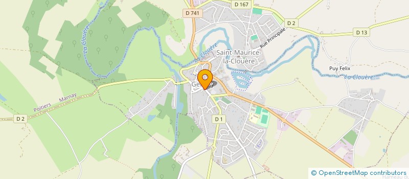 localisation de l'entreprise LA CABANE D'ANTONIN à GENCAY