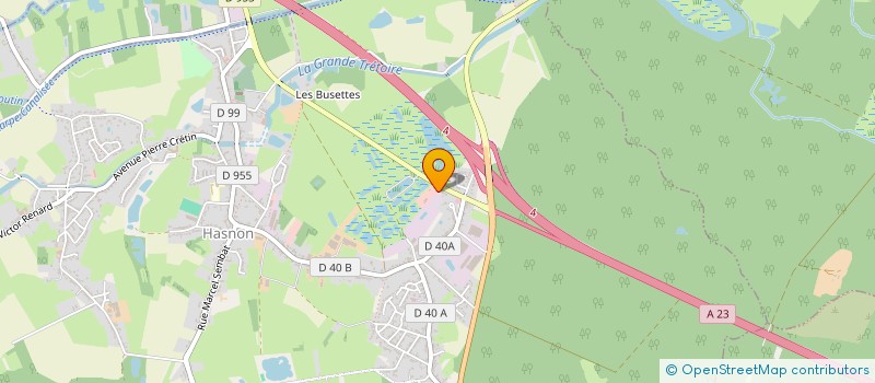 localisation de l'entreprise LA CABANE D'ARSENE ST SAULVE  HASNON