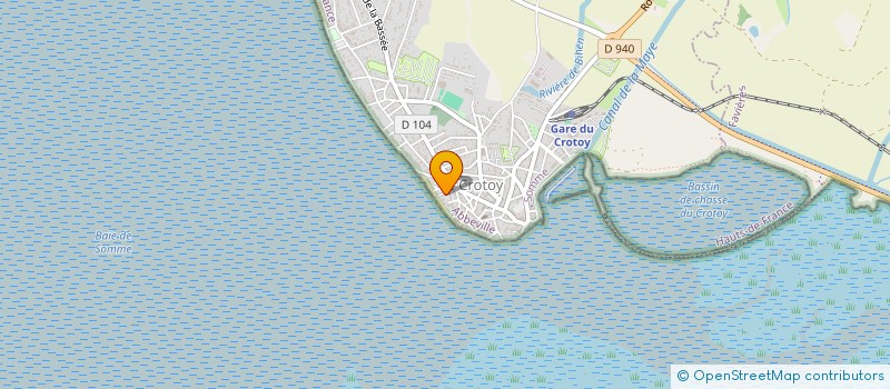 localisation de l'entreprise LA CABANE D'ORMARE à LE CROTOY