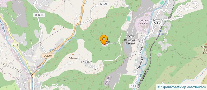 localisation de l'entreprise LA CABANE DE BLO  BLAUSASC