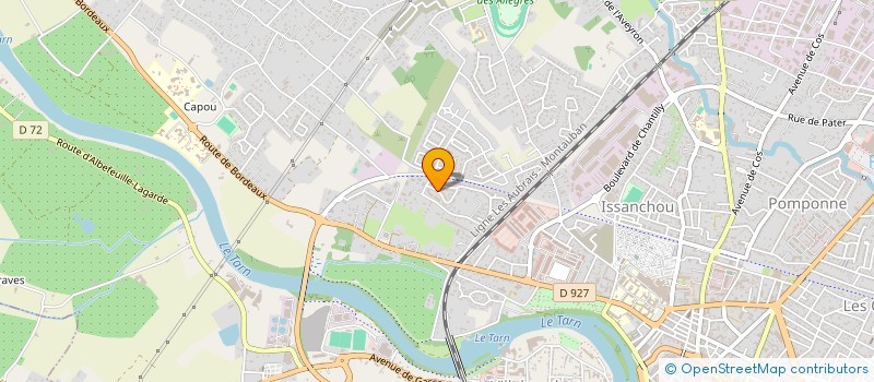 localisation de l'entreprise LA CABANE DE MADY  SAINT-NAUPHARY