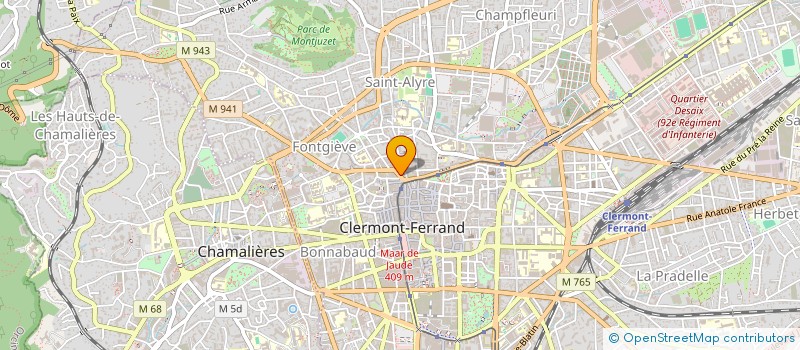 localisation de l'entreprise LA CABANE DE MES PETITS  VEYRE-MONTON