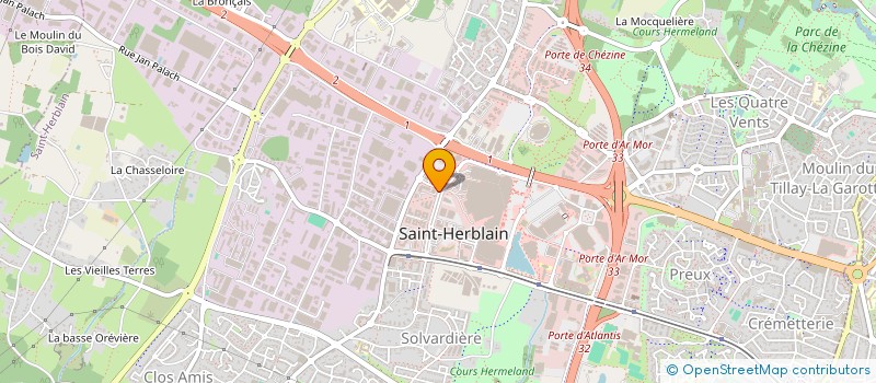 localisation de l'entreprise LA CABANE DE POUPOUNA à SAINT-HERBLAIN