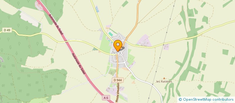 localisation de l'entreprise LA CABANE DE VIGNES DE NITRY  NITRY