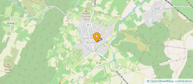 localisation de l'entreprise LA CABANE DES ALPES  SAINT-MAMERT-DU-GARD