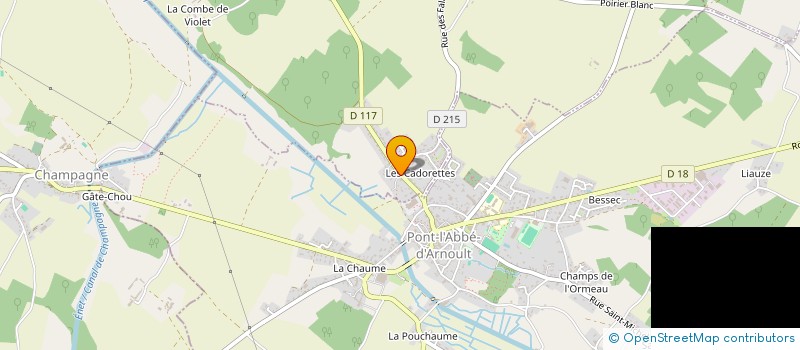 localisation de l'entreprise LA CABANE DES DELICES BY LEA  SAINTE-RADEGONDE