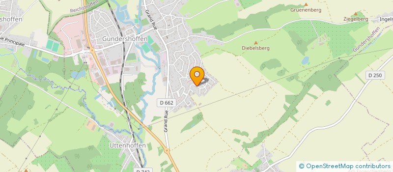 localisation de l'entreprise LA CABANE DES DOUDOUS  GUNDERSHOFFEN