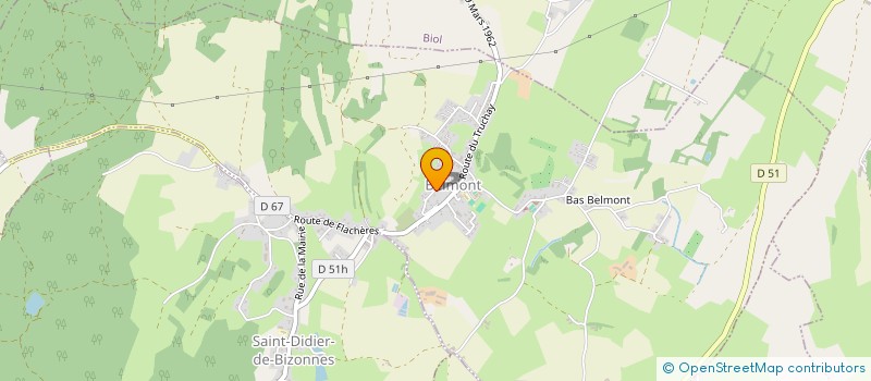 localisation de l'entreprise LA CABANE DES ENFANTS  BELMONT