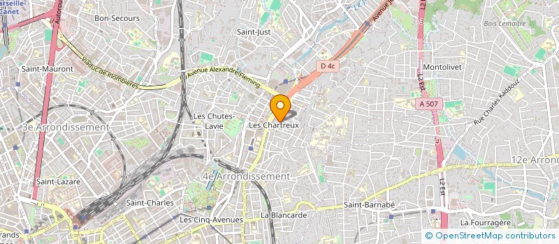 localisation de l'entreprise LA CABANE DES LOUVES à MARSEILLE 4EME