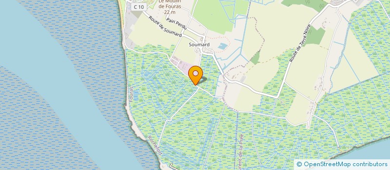 localisation de l'entreprise LA CABANE DES MARAIS  FOURAS