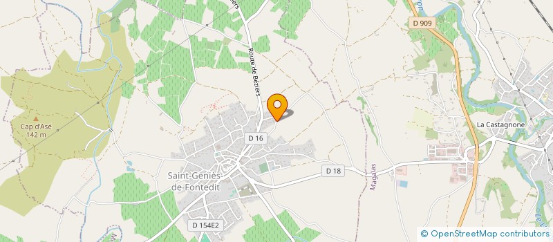 localisation de l'entreprise LA CABANE DES OURSONS 2  MAGALAS