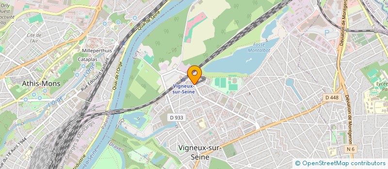 localisation de l'entreprise LA CABANE DES P'TITS DOUDOUS à VIGNEUX-SUR-SEINE