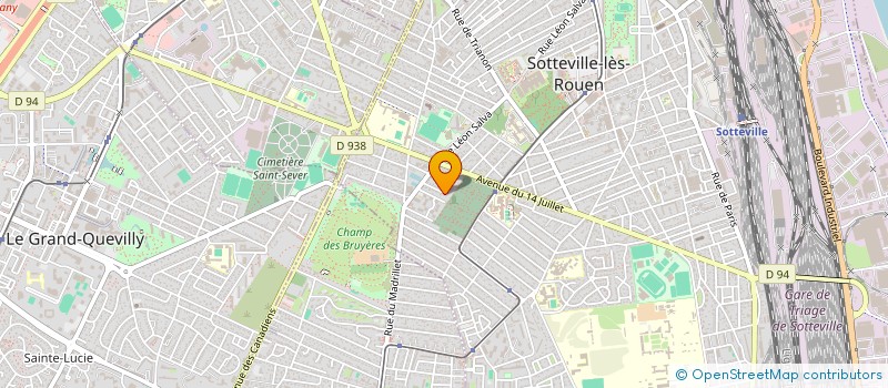localisation de l'entreprise LA CABANE DES PITCHOUNES à SOTTEVILLE-LES-ROUEN