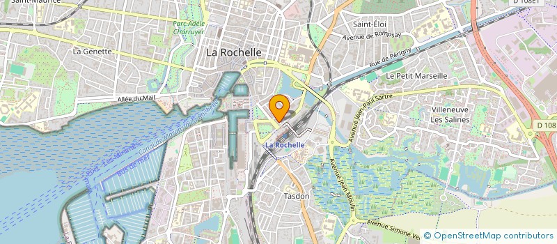 localisation de l'entreprise LA CABANE DES REVES  LA ROCHELLE