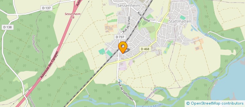 localisation de l'entreprise LA CABANE DES REVES  SESSENHEIM